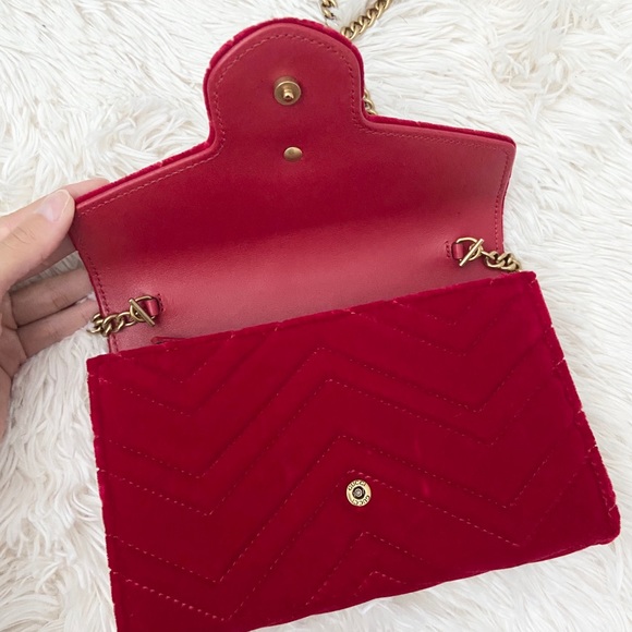 ✨SOLD✨ Gucci Marmont Matelasse Mini WOC - Picture 6 of 8